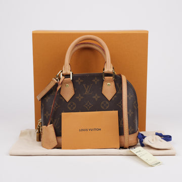 LOUIS VUITTON Damen Alma BB Monogram Canvas Tote Schultertasche 158092938 [P]
