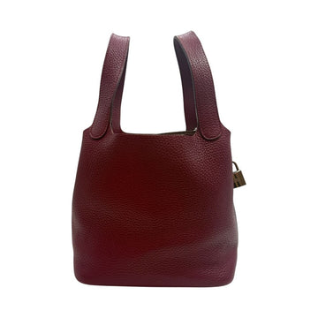 Hermes Picotin 18 Clemence Rouge Ash 158337195 [P]