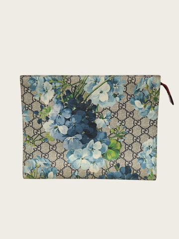 GUCCI GG Supreme Bloom Pouch Clutch Bag 158337205 [P]