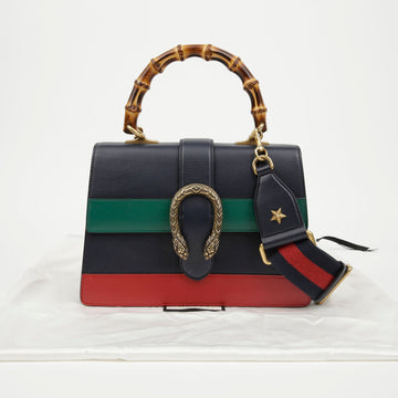 Gucci Multicolor Dionysus Bamboo Top Handle Tote Shoulder Bag 158093144 [P]