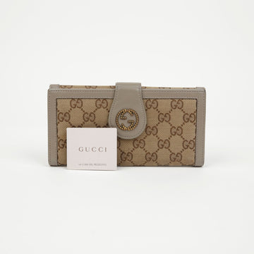 GUCCI 269970 GG Studded Long Wallet 158172829 [P]