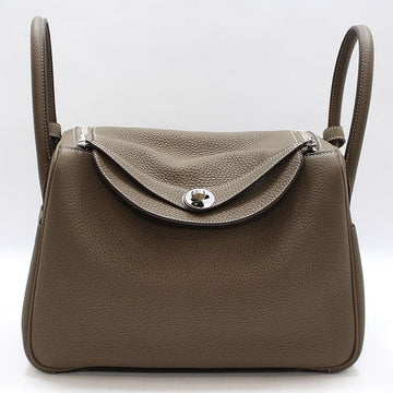 HERMES エトープ リンディ30 シルバー金具 ショルダーバッグ 158339997 [P]