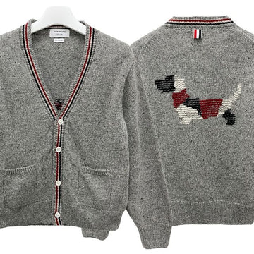 THOM BROWNE 26FW ヘクター ハンド ポケット パッチ カーディガン トナール グレー 158340079 [P]