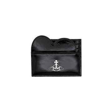 Vivienne Westwood Shiny Patent Heart Card Holder 158342882 [P]