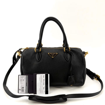 Prada Vitello Daino Boston Bag 1BB797 158348838 [P]