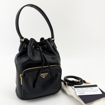 PRADA Leder Bucket Bag mit Dreiecks-Logo 1BH038 158349225 [P]