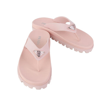 Prada Triangle Logo Rubber Slide Sandals 39 Size 37494 158350990 [P]