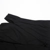 ZARA Sサイズ ドレープ カットアウト ラップ ミニ スパン スカート ブラック 27530120 [P]