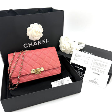 CHANEL Caviar Golden Class WOC A80766 158351785 [P]