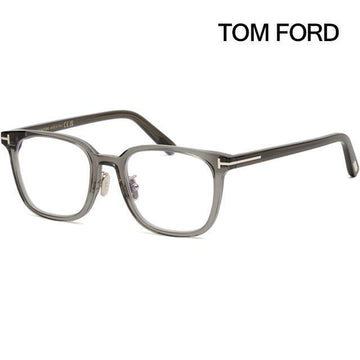TOM FORD Bluelight-blocking Brillenfassung TF5998KB 020 Luxus Rechteck Transparent Grau Hornfassung Asienfit 154852385 [P]