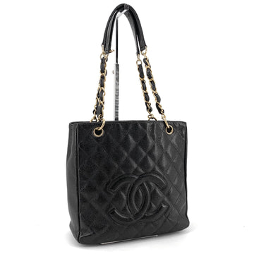 CHANEL Kaviar Petite Shopping Schultertasche 158352327 [P]