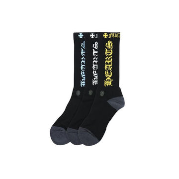 CHROME HEARTS Socken-Set mit Logo (3er Set) 158352366 [P]