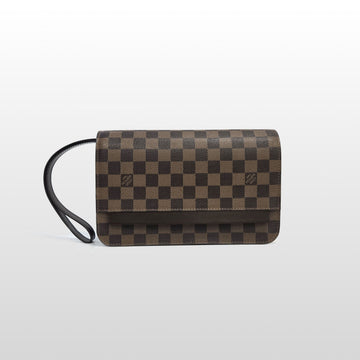 LOUIS VUITTON Damier Ebene Pochette Second Clutch N51993 158358231 [P]