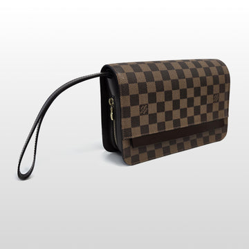 Louis Vuitton Damier Ebene Pochette Second Clutch N51993 158358398 [P]
