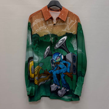 LOUIS VUITTON プリントロングスリーブシャツ ( 105 ) 158359507 [P]
