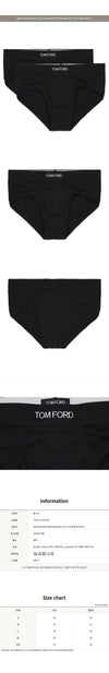 TOM FORD BIPACK Briefs schwarz 2er-Pack T4XC1 1040 002 157090700 [P]