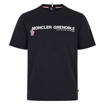 MONCLER Grenoble Logo T-Shirt 26SS Schwarz 8C00017 89AW1 999 157549454 [P]
