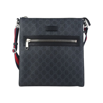 Gucci Black GG Supreme Messenger Crossbody Bag 37497K-2 158359950 [P]