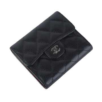 CHANEL Caviar Classic Geldbörse für Damen mit goldfarbener Klappe AP0231 37502-1 158359982 [P]