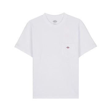 DANTON Pocket T-Shirt mit kurzem Ärmel in Weiß 158359990 [P]