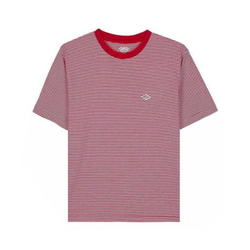 DANTON Kurzes ärmelloses T-Shirt in Rot und Weiß für Damen 158359998 [P]