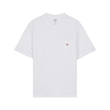 DANTON C0198 TCB ホワイト SS26 メンズ 半袖 ポケット Tシャツ 158360014 [P]