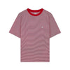 DANTON C0196 CVT 赤 X 白 SS26 メンズ 半袖 イナー Tシャツ 158360015 [P]
