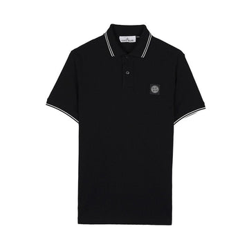 STONE ISLAND ロゴパッチポロTシャツ 158360181 [P]
