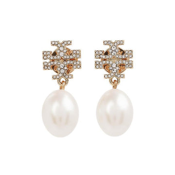 TORY BURCH 158536 137 Damen Kira Pave Perlen Tropfen Ohrringe 158360183 [P]