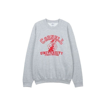 WILD DONKEY Cornell Raglan Crewneck Sweatshirt Unisex Heater Grey 148680300 [P]