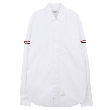 Thom Browne Sleeve RWB Band White Shirt 156973711 [P]
