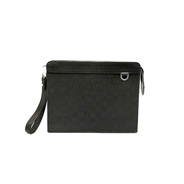 LOUIS VUITTON ダミエ インフィニ スタンディング クラッチ L674114 158360667 [P]