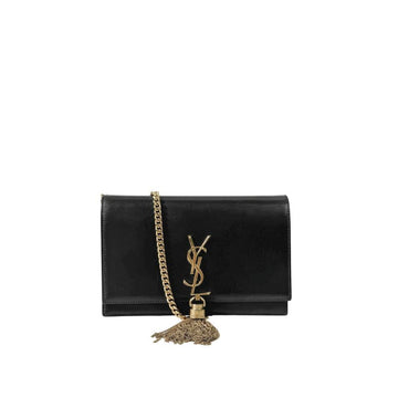 SAINT LAURENT モノグラム ケイト チェーン タッセル WOC ショルダー クロスバッグ ブラック 452159 158361033 [P]