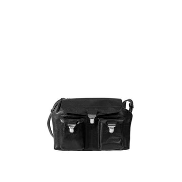 LEMAIRE Glänzender Gemüseleder-Gearbag Medium Espresso BG0096 158361044 [P]
