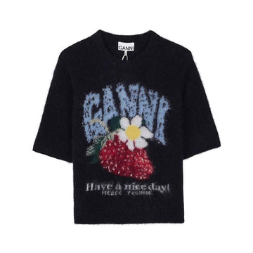 Ganni Brushed Alpaca Knit 158361126 [P]