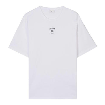Celine Cotton Jersey Logo T-Shirt 158361145 [P]