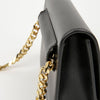 BURBERRY Schwarze Leder TB Rock Chain Belt Bag 158093186 [P]