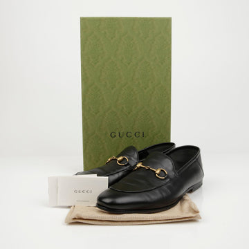 GUCCI ホースビット レザー メンズ ローファー ブラック 158191273 [P]