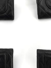 CHANEL クラシックラムスキンシルバーフラップ長財布 158362629 [P]