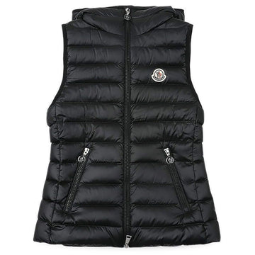 MONCLER Damen GLYGOSSE Kapuzen-Padding-Weste (Schwarz) 1A00098 597YG 999 155774779 [P]