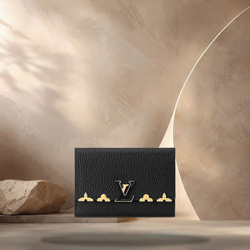 LOUIS VUITTON Kapschen Kompakt Brieftasche Schwarz M82764 158369978 [P]