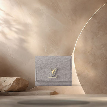 LOUIS VUITTON Capucines Tiny Wallet Flint Grey M12406 158369985 [P]