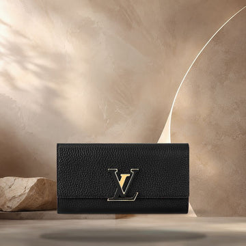 LOUIS VUITTON Capucines Brieftasche aus Taurillon Leder M61248 158369992 [P]