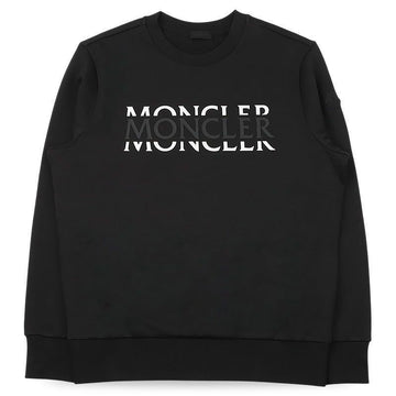 MONCLER Herren Sweatshirt mit Logo-Print (schwarz) 8G00004 89AZY 999 154316568 [P]