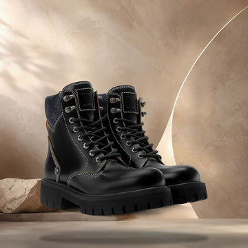 LOUIS VUITTON Remix Ranger Boot Schwarz 158370051 [P]