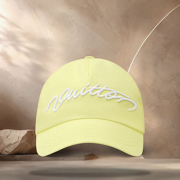 LOUIS VUITTON Signature Cap Gelb M5550 158370059 [P]