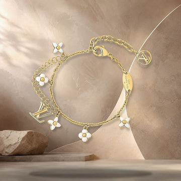 LOUIS VUITTON Floralogram Armband M0940A 158370097 [P]
