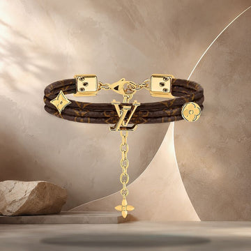 Louis Vuitton Trio Bracelet in Monogram Coated Canvas 158370118 [P]