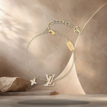 LOUIS VUITTON Iconisches Emaille-Armband anpassbar: ~ 5,9 Zoll - 7,48 Zoll / 15 cm - 19 cm M1008A 158370125 [P]