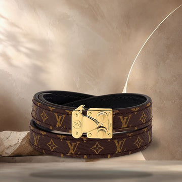 LOUIS VUITTON S-Rock Double Tour Armband 17 cm M4088 158370126 [P]